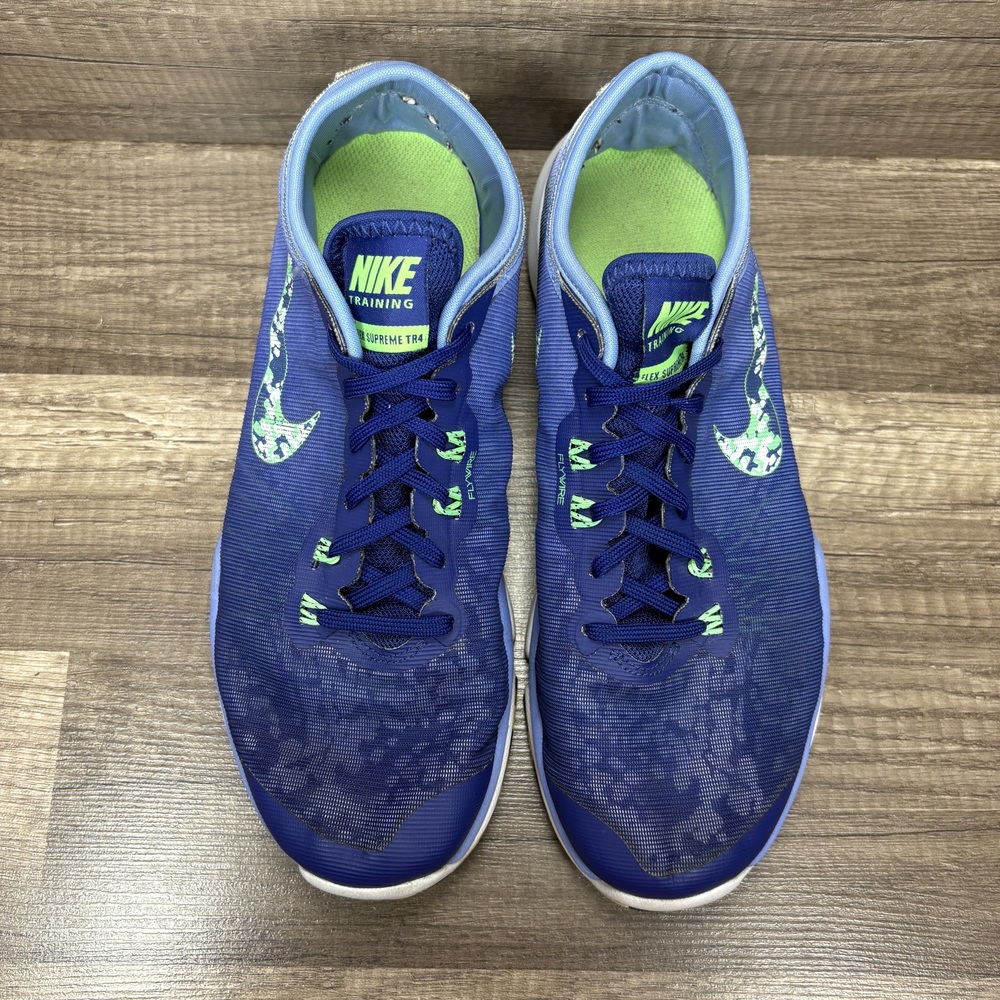 Nike Flex Supreme TR4 Blue Womens US Size 8.5 EUR 40 Running Shoes - Picture 8 of 9